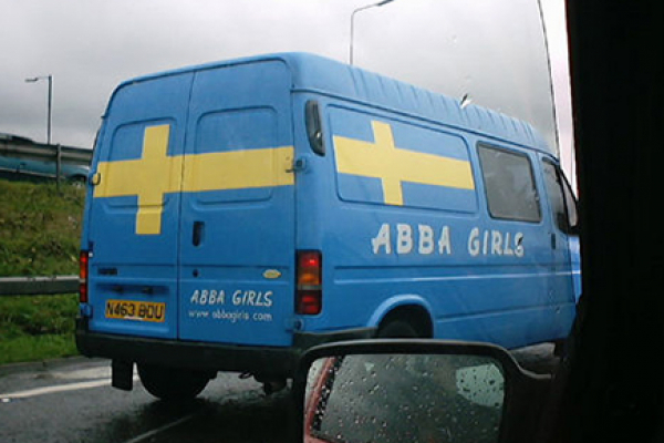 Abbagirls Stuck on the M62 by a Passing Fan